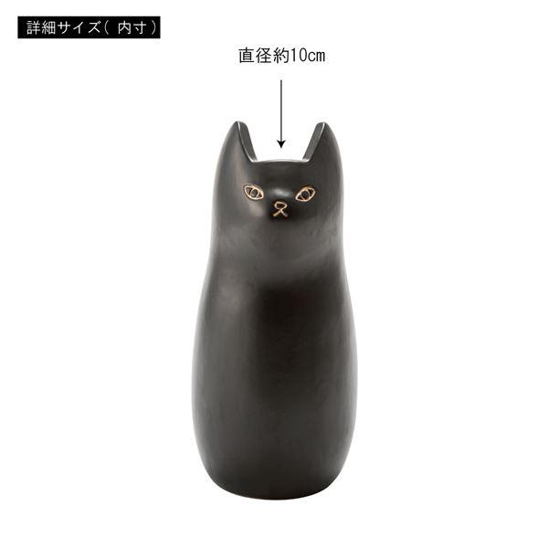 傘立て アンブレラスタンド 約幅21×奥行22×高さ45.5cm 猫型 ブラウン 陶器 完成品 玄関 入口 エントランス 店舗 オフィス |  | 05