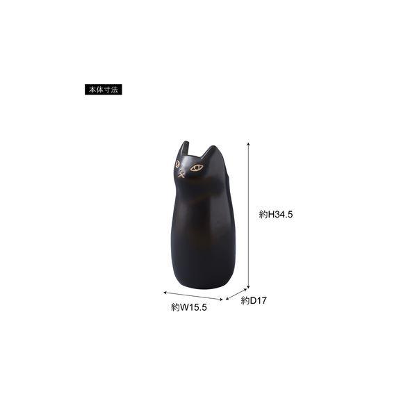 傘立て アンブレラスタンド 約幅15.5×奥行17×高さ34.5cm 猫型 ブラウン 陶器 完成品 玄関 入口 エントランス 店舗 オフィス |  | 01