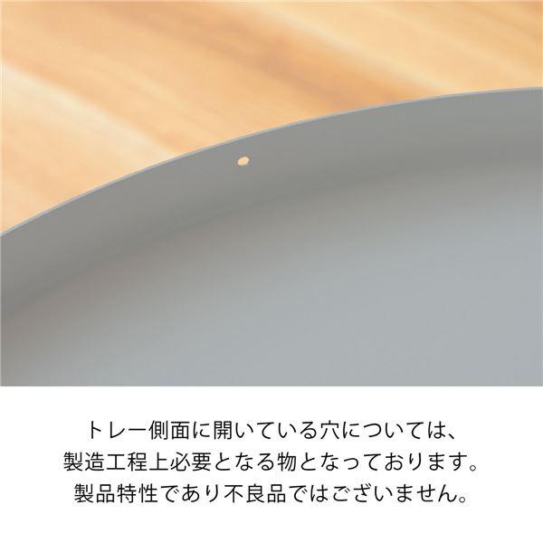 トレーサイドテーブル ミニテーブル 幅48cm グレー スチール 組立品 リビング ダイニング インテリア家具 |  | 01