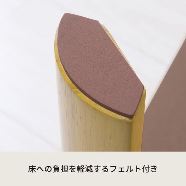 〔2個セット〕折りたたみテーブル(90×60cm) 幅90cm/机/デスク/ローテーブル/リビングテーブル/折れ脚/折りたたみ/木製/木目/ナチュラル/幅広/シンプル/北欧... |  | 03