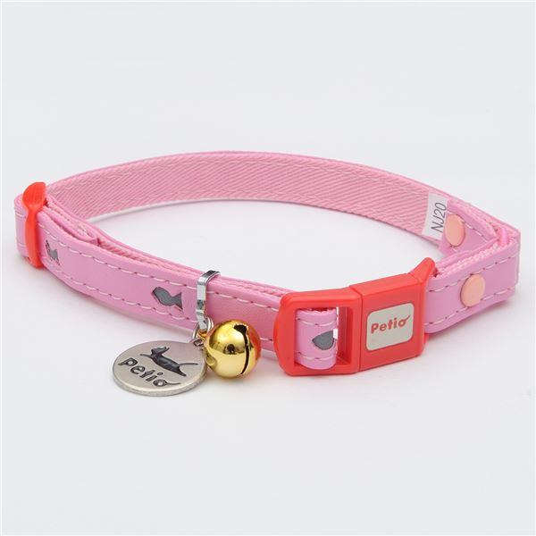 （まとめ）CAT COLLAR フィッシュレザーカラー ピンク〔×3セット〕 (猫用品/首輪) | 