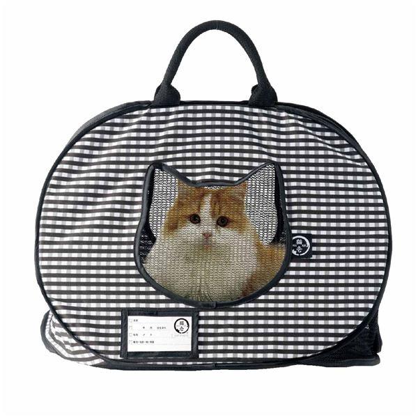 ポータブル ライトキャリー 猫用 折りたたみ式 コンパクト 軽量 通気性 ネームカード付 ペット住関連用品 キャリー 布製 |  | 01
