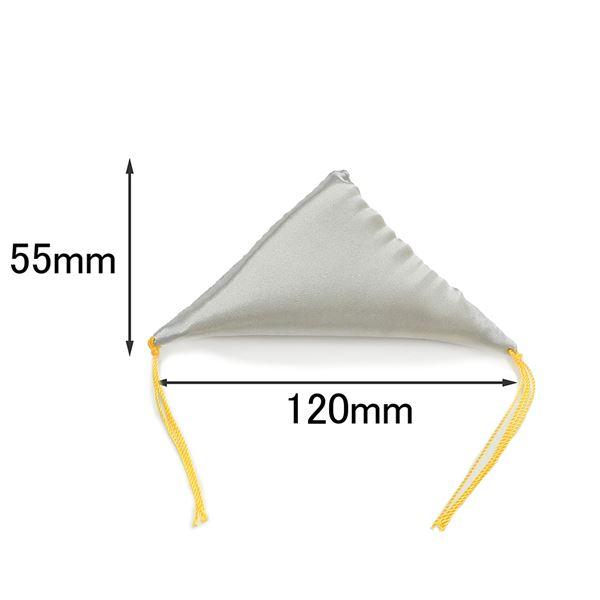 額受けクッション 額受用フトン 三角フトン 銀 〔3個セット〕 額受け座布団 額受クッション 額用クッション |  | 03