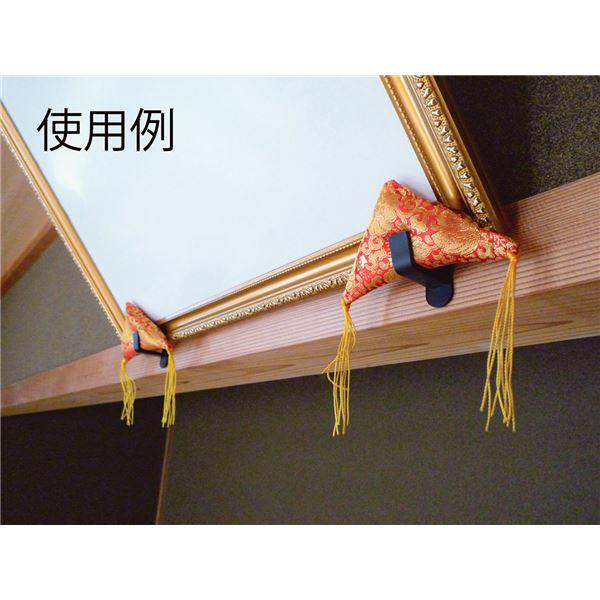 高級額受けクッション 高級額受用フトン 三角金襴フトン 赤 〔2個セット〕 額受け座布団 額受けクッション 額用クッション |  | 03