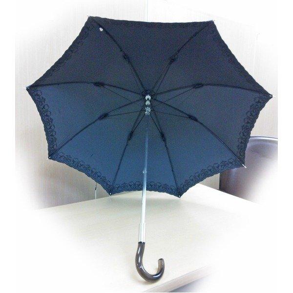 〔訳あり品〕 晴雨兼用 雨傘/日傘 〔ブラック〕 親骨長さ47cm UVカット率99％以上カット テイジン ナノフロント使用 遮熱パラソル |  | 02