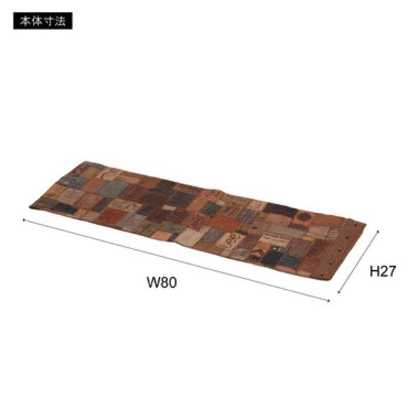 プランターカバー 鉢カバー 約幅80×高さ27cm S ブラウン 本革 コットン インド製 リビング ダイニング インテリア雑貨 完成品 |  | 05