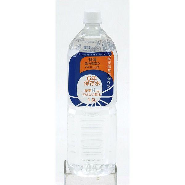 胎内高原の6年保存水 備蓄水 1.5L×16本（8本×2ケース） 超軟水：硬度14 |  | 01