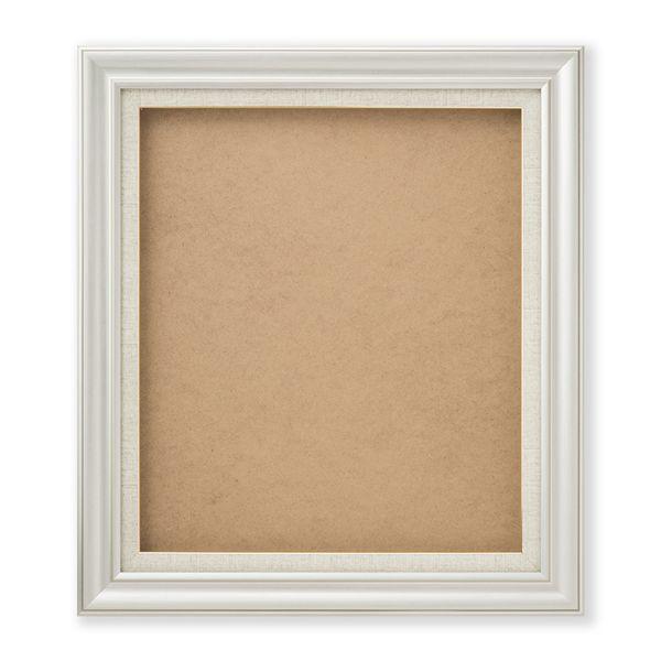油絵額・キャンバス・日本画額 つや消し油縁額 F10（530×455mm） シルバー | 