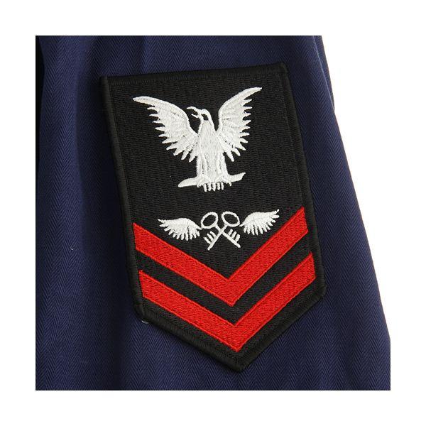 アメリカ海軍 米軍 紋章入り ヘリンボーン ワーカー カバーオール M ネイビー 綿100％ つなぎ ミリタリーウェア 軍モノ |  | 04
