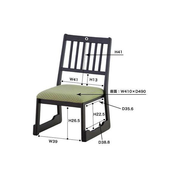 法事椅子 パーソナルチェア 幅47cm BC-1030FYE 木製 法事チェア 法事 法要 仏事 仏具 冠婚葬祭 座敷 和室 客室 |  | 05