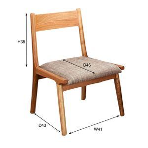 ダイニングチェア パーソナルチェア 幅48cm ナチュラル 木製 モタ リビング 在宅ワーク 店舗 インテリア家具 |  | 01