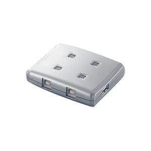 エレコム USB2.0対応切替器 4回路 USS2-W4 1台 | 