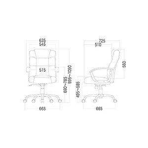 サンワサプライ レザーチェア ローバック 肘付 SNC-L10K 1脚 |  | 01