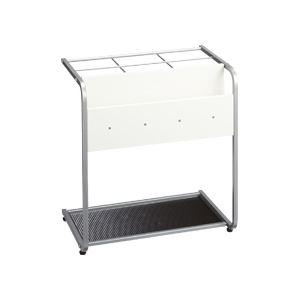 トヨダプロダクツ 傘立て 長傘36本+折畳傘9本 シルバー＆ホワイト LAS-3609US 1台 | 