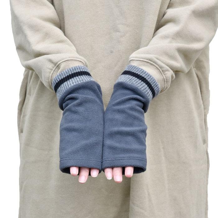 手袋 メンズ 防寒 フリース ストレッチ ニットカウス のびのび すべり止め 選べるデザイン 五指 指切り 指無し peer アームウォーマー 暖かい 通勤 通学 |  | 10