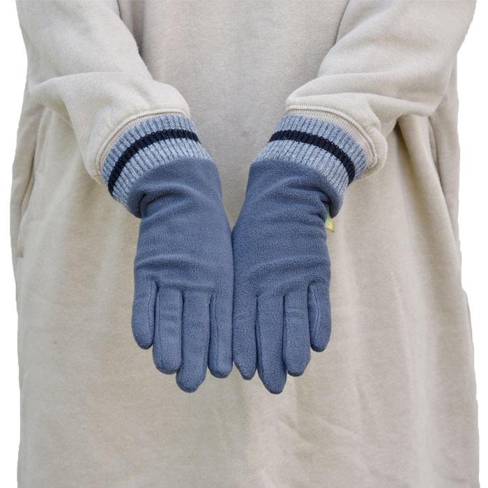 手袋 メンズ 防寒 フリース ストレッチ ニットカウス のびのび すべり止め 選べるデザイン 五指 指切り 指無し peer アームウォーマー 暖かい 通勤 通学 |  | 06