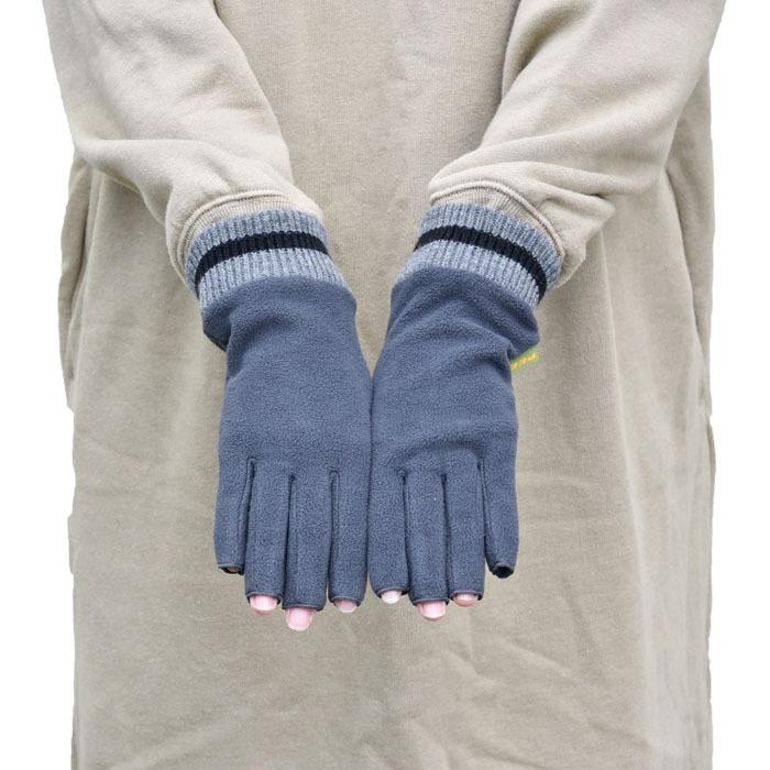 手袋 メンズ 防寒 フリース ストレッチ ニットカウス のびのび すべり止め 選べるデザイン 五指 指切り 指無し peer アームウォーマー 暖かい 通勤 通学 |  | 08