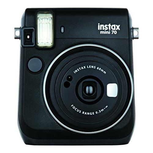 お歳暮 Fujifilm インスタントカメラ チェキ Instax Mini70 ブラック Ins Mini 70 Black 保存版 Iniciatupyme Cl