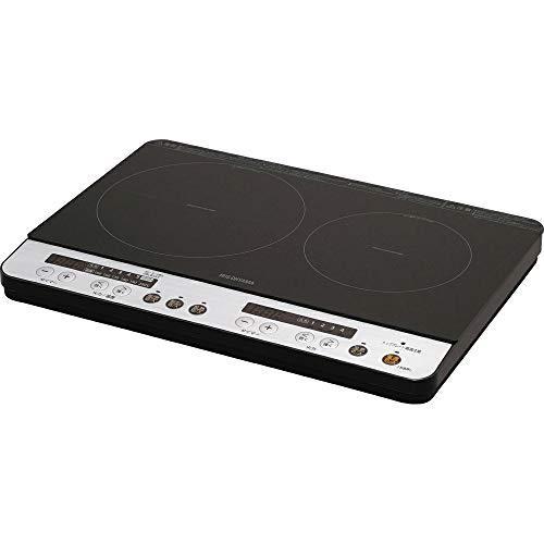 代引き手数料無料 アイリスオーヤマ Ihクッキングヒーター 2口 Ihコンロ 1400w 卓上 ブラック Ihk W12 B 保存版 Atempletonphoto Com