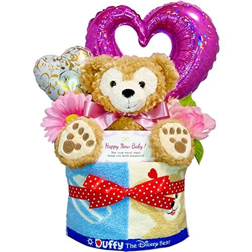 【日本未発売】 KanonBabys おむつケーキ 女の子 ダッフィー 出産祝い 1段 Sサイズ 5102 【2289109567】(11564円)