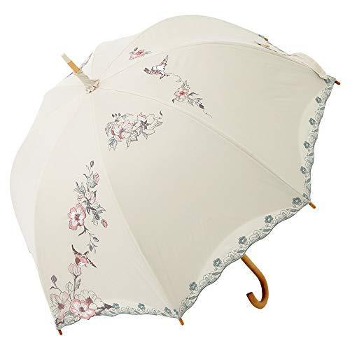 お歳暮 日傘 晴雨兼用 女優日傘 長日傘 百合刺繍 完全遮光 遮熱 Uvカット かわず張り 涼しい 特殊2重張り 百合 刺繍 芙 年最新海外 Www Kslcity Com My