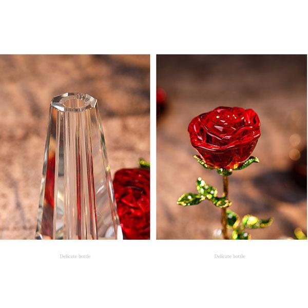 送料無料 母の日 オブジェ 薔薇 置物 名入れ可 フラワー 花 ギフト7色