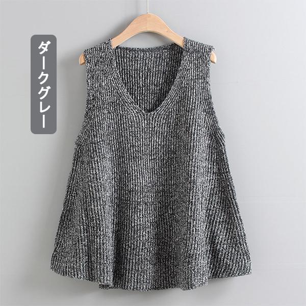 ニットベスト ベスト レディース 大きいサイズ 重ね着 オシャレ プルオーバー ノースリーブ ショート丈 カジュアル 学生 通勤 Ol 秋冬用 国内最安値