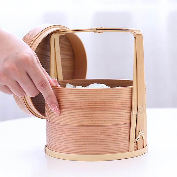 弁当箱 遊山箱 手提げオードブル 大型 おしゃれ 2段 お重箱 かわいい