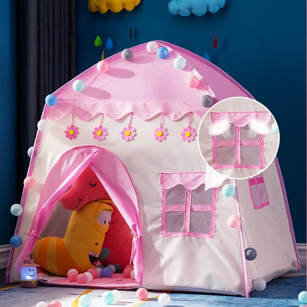 子供テント キッズテント ハウス プリンセス 小さなお城 折り畳み式