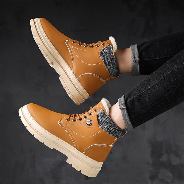 送料無料 靴 ワークブーツ マウンテンブーツ メンズ 厚底 ショート