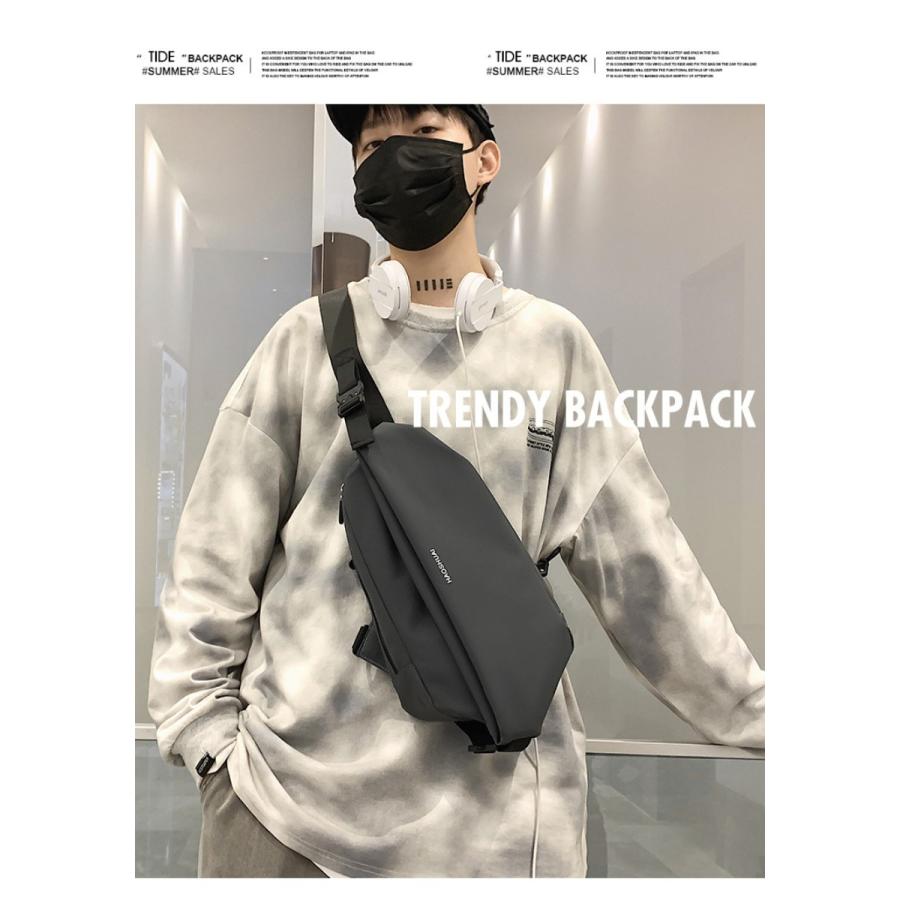 ボディバッグ メンズ 軽量 撥水 防水 大容量 ショルダー 軽い 斜めがけ