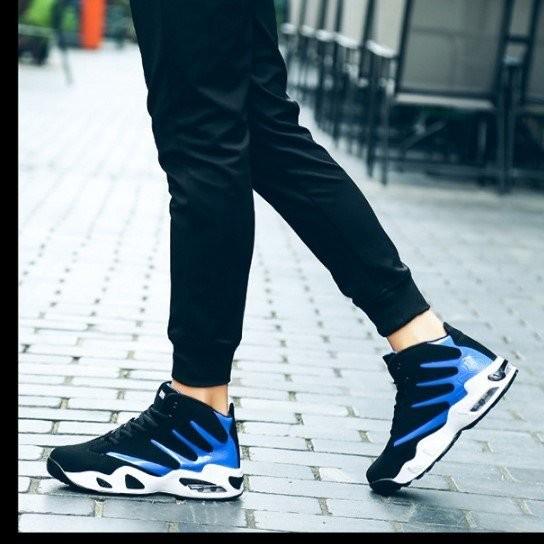 メンズ ハイカット エアー スニーカー バッシュ シューズ オシャレ 白スニーカー ストリート系 Hiphop ダンス 韓流 K Pop 赤 青 白 秋 253sh 帽子屋handy Caps 通販 Yahoo ショッピング