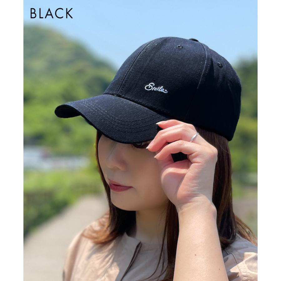 レディース帽子 スマイルキャップ レディース 深め ツバ7.5cm メール便送料無料