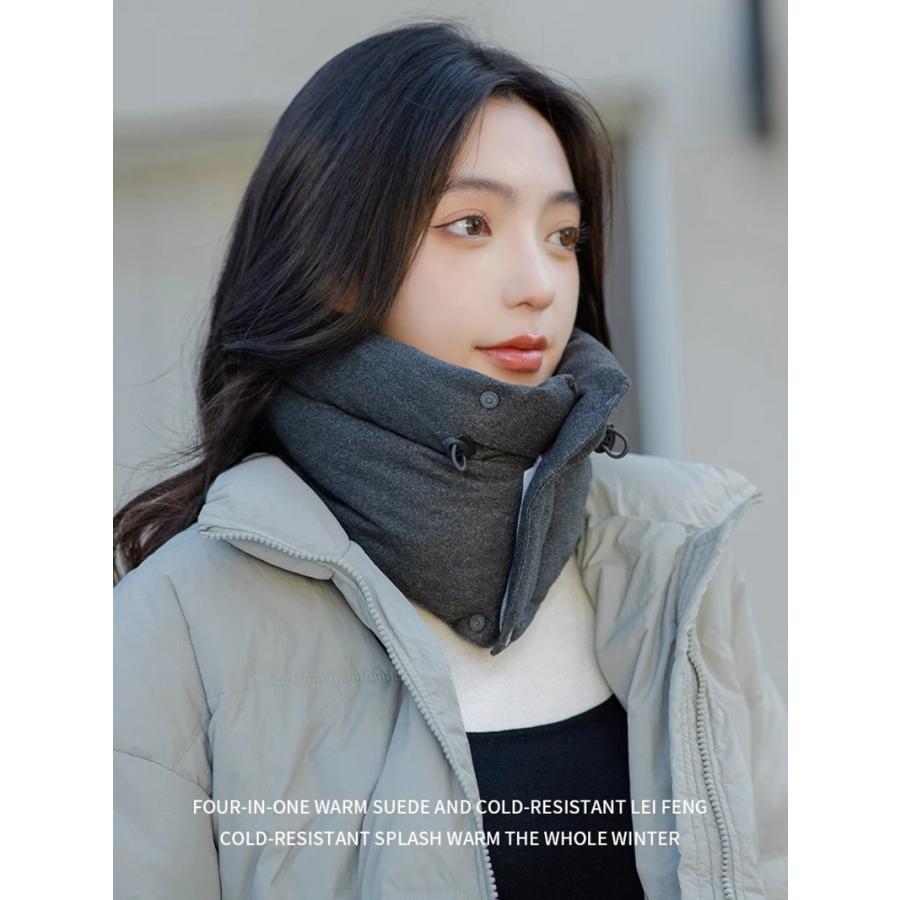 マジックテープ&ボタン ネックウォーマー 自転車 バイク スヌード マフラー ボア 防寒 暖かい メンズ レディース 通勤 通学 キャンプ アウトドア 冬 |  | 01