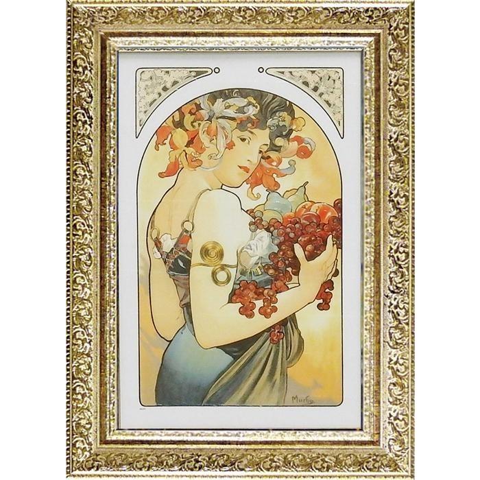 ART FRAMES アルフォンス ミュシャ フルーツ　AM-12002_1