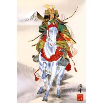 こどもの日(端午の節句)掛軸　高畠　周峰　「繁栄武者」　113012_1