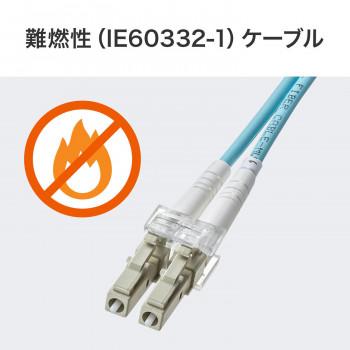 サンワサプライ アーマードメガネ型光ファイバケーブル(マルチOM3、LC×2-LC×2) 3m HKB-AMOM3LCLC-03_7
