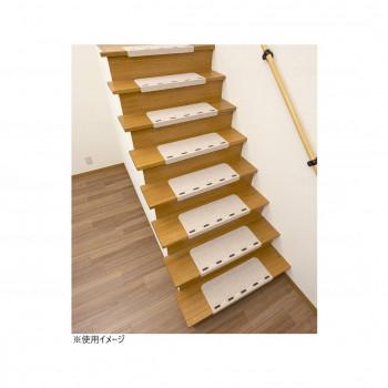 サンコー おくだけ吸着蓄光階段マット ライン ライトベージュ KX-81 499312_3