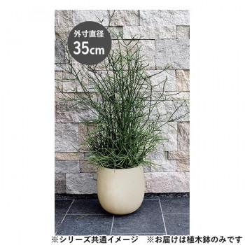 グリーンポット　テラニアス バルーン アンティークホワイト 植木鉢　35cm グリーンポット 植木鉢 テラニアス バルーン アンティークホワイト