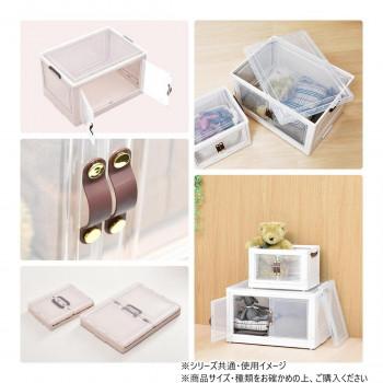 B.Bファニシング 多目的収納ボックス　BENRY(大) 3個セット ONSE0242PLWHT_5