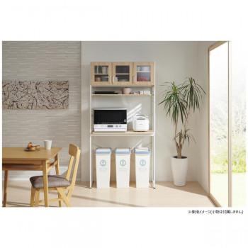 弘益(KOEKI) UTILITY ルナ キッチンラック ナチュラル KR930NAの画像