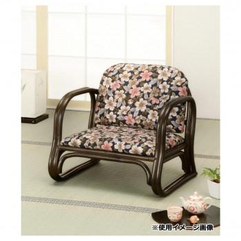 今枝商店　Romantic Rattan　籐思いやり座椅子 ロータイプ　S211B_3