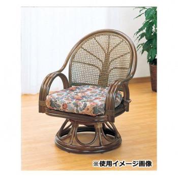 今枝商店　Romantic Rattan　籐回転座椅子　ミドルハイタイプ　S583B_1