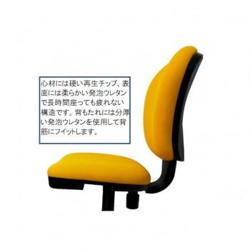 ワークチェアー ミドルバックチェアーAYAオレンジ LFP-AYA4640-FNORの画像