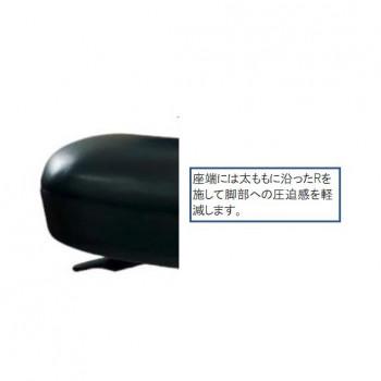 ワークチェアー ミドルバックチェアーAYAブラック LFP-AYA4640-LBKの画像