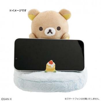 【汚れあり】リラックマ ぬいぐるみマルチスタンド サンエックス San-x リラックマ スマホスタンドぬいぐるみ MV32701