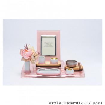 ホワイトガラスステージ スクエアカット(ジャガード織) 美桜/ピンク 32P800007t052_3