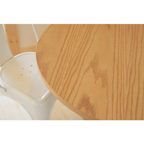 ダリオ カフェテーブル 天然木化粧繊維板(オーク) スチール(粉体 ダリオ カフェテーブル 天然木化粧繊維板(オーク) スチール(粉体