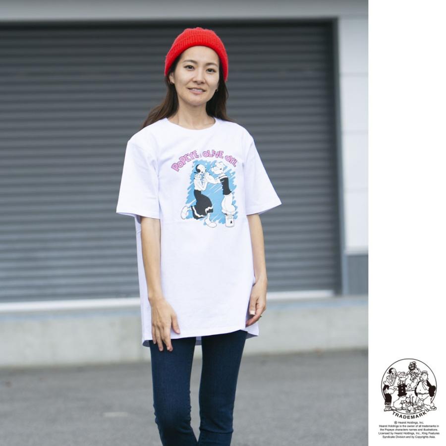 Tシャツ 半袖 半袖tシャツ Popeye Tm ポパイ Tm 春夏 0a199 101pe Hangaa 通販 Yahoo ショッピング