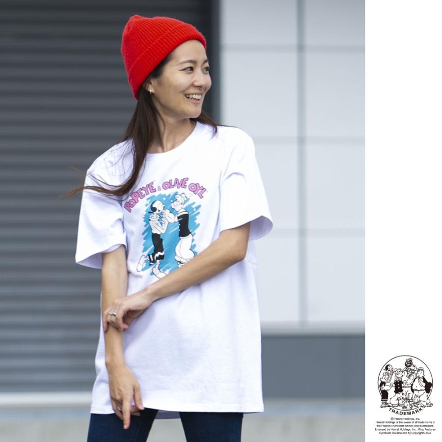 Tシャツ 半袖 半袖tシャツ Popeye Tm ポパイ Tm 春夏 0a199 101pe Hangaa 通販 Yahoo ショッピング